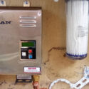 residential water heater tankless system in South Florida home